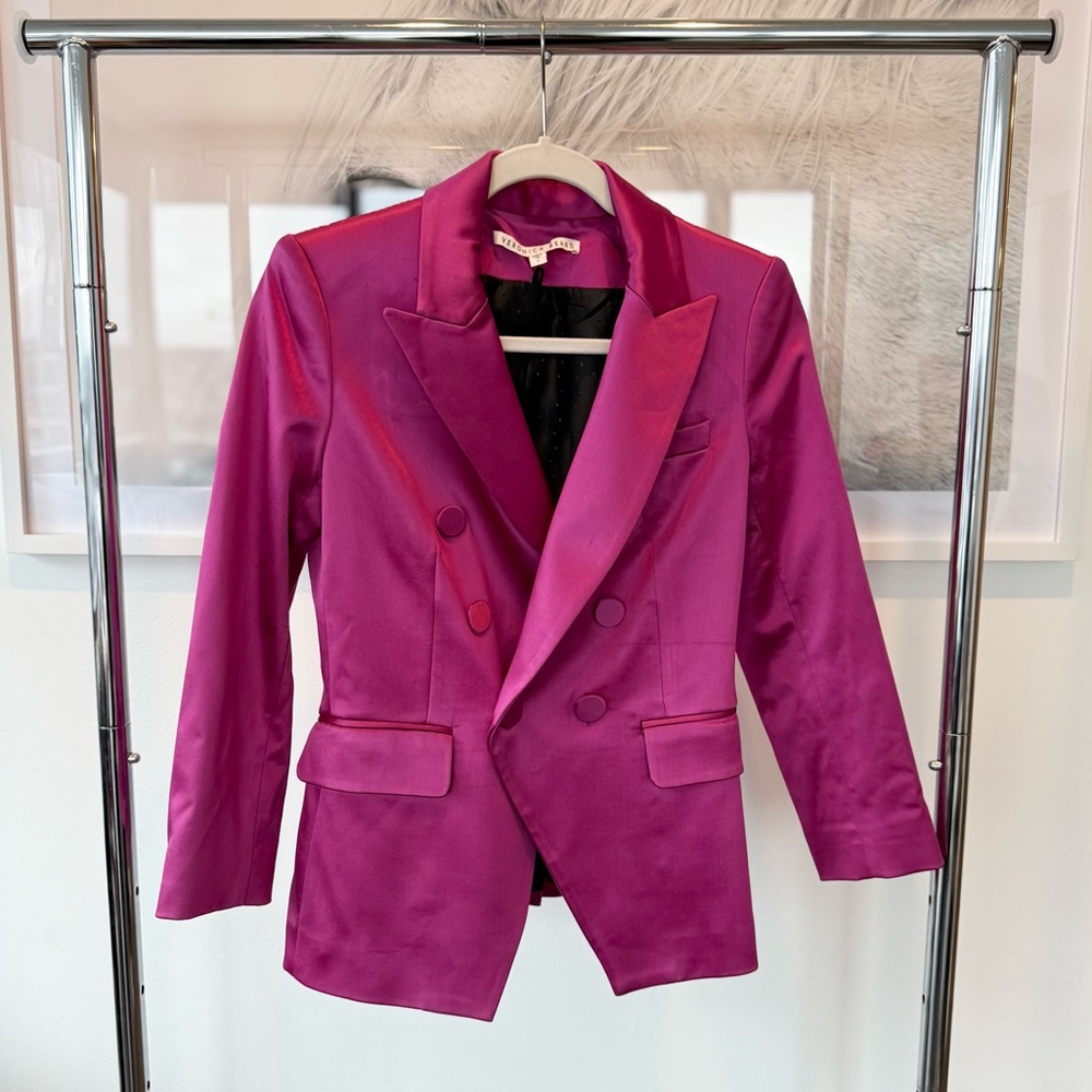 Veronica Beard Fuchsia Pink Blazer